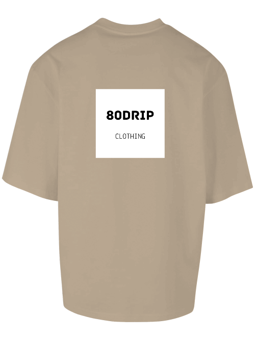 80Drip - written Clothing emblem Oversized Tee