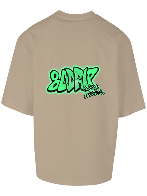 80Drip - Graffiti Style (Green) Oversized Tee