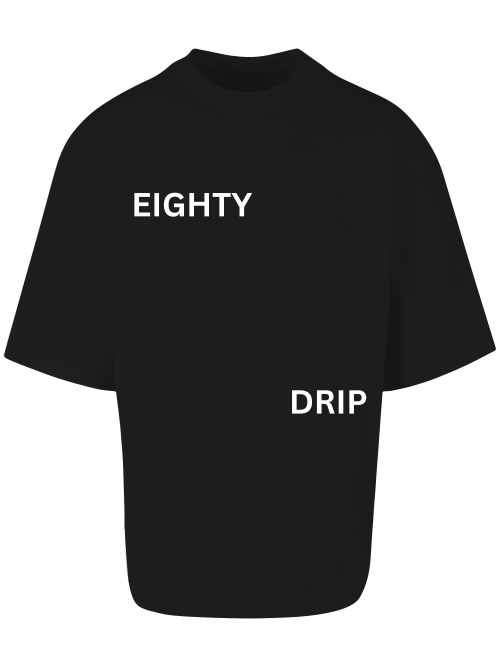 80Drip - written Clothing emblem Oversized Tee