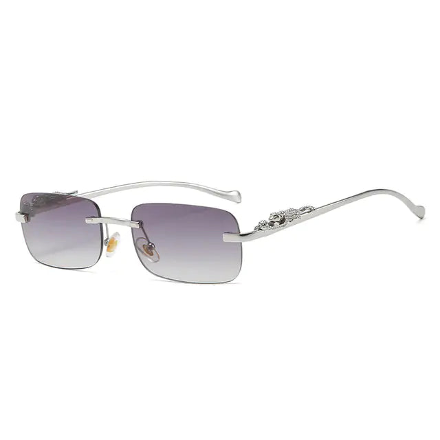 80Drip - Vintage Randlose Sonnenbrille