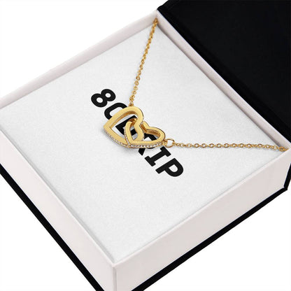 Interlocking Hearts Necklace ( 18k Gelbgold - Finish )