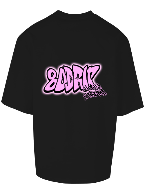 80Drip - Graffiti Style (Pink) Oversized Tee