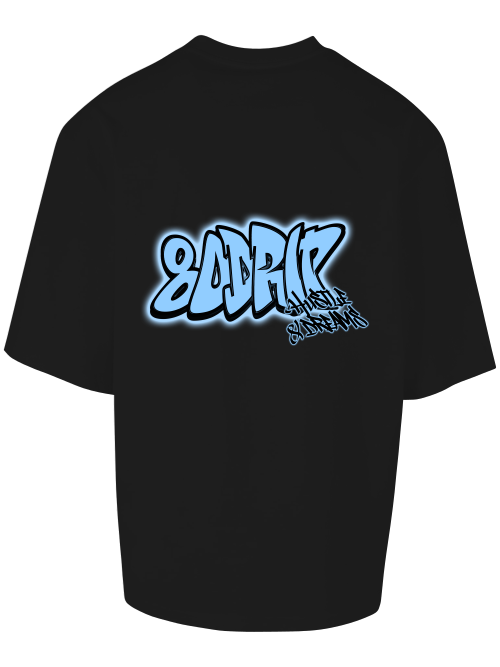 80Drip - Graffiti Logo (Blue) Oversized Tee