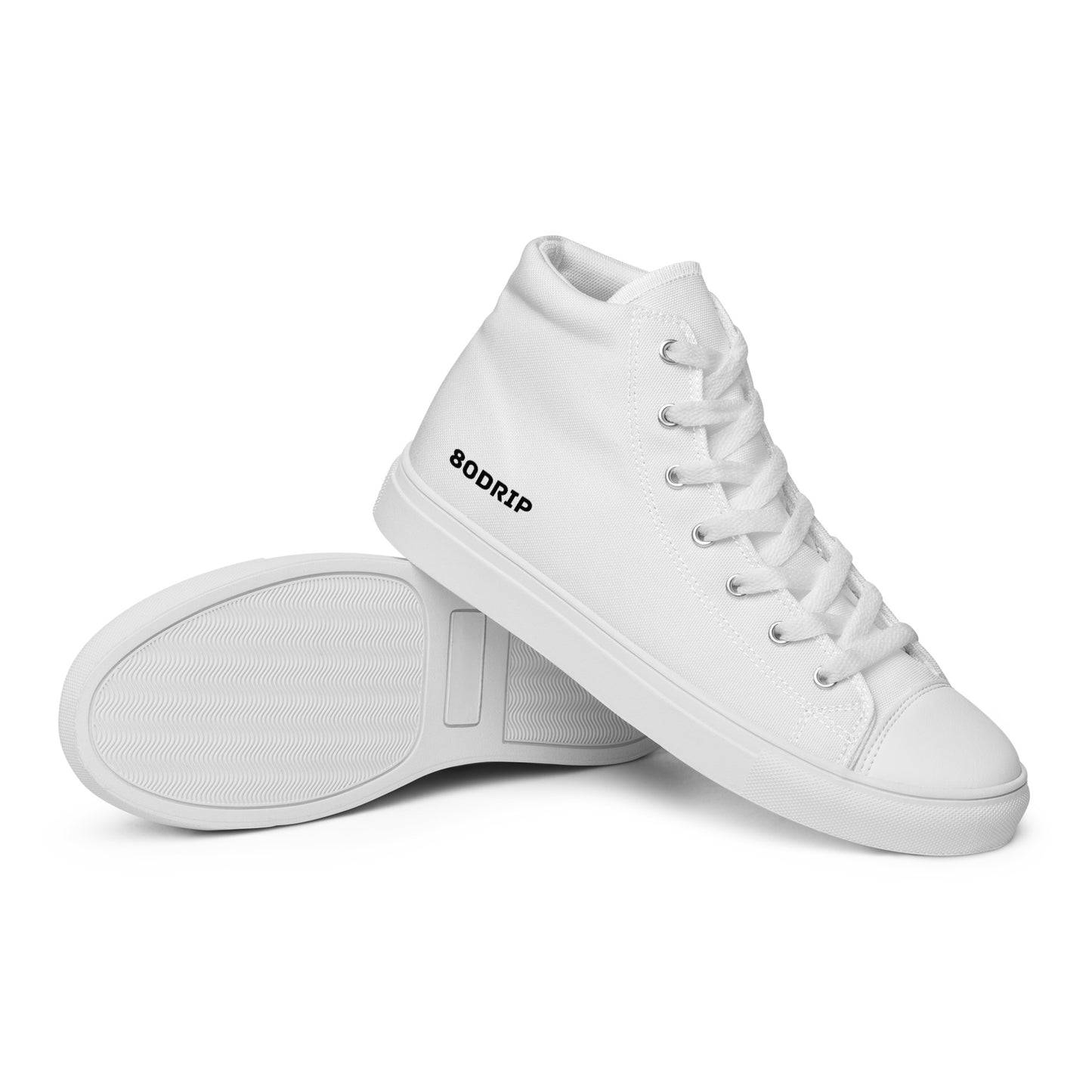 80Drip - High-Top Leinenschuhe