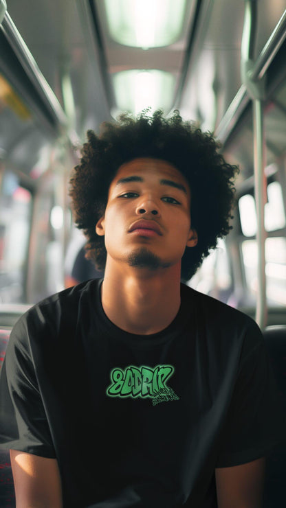 80Drip - Graffiti Style (Green) Oversized Tee